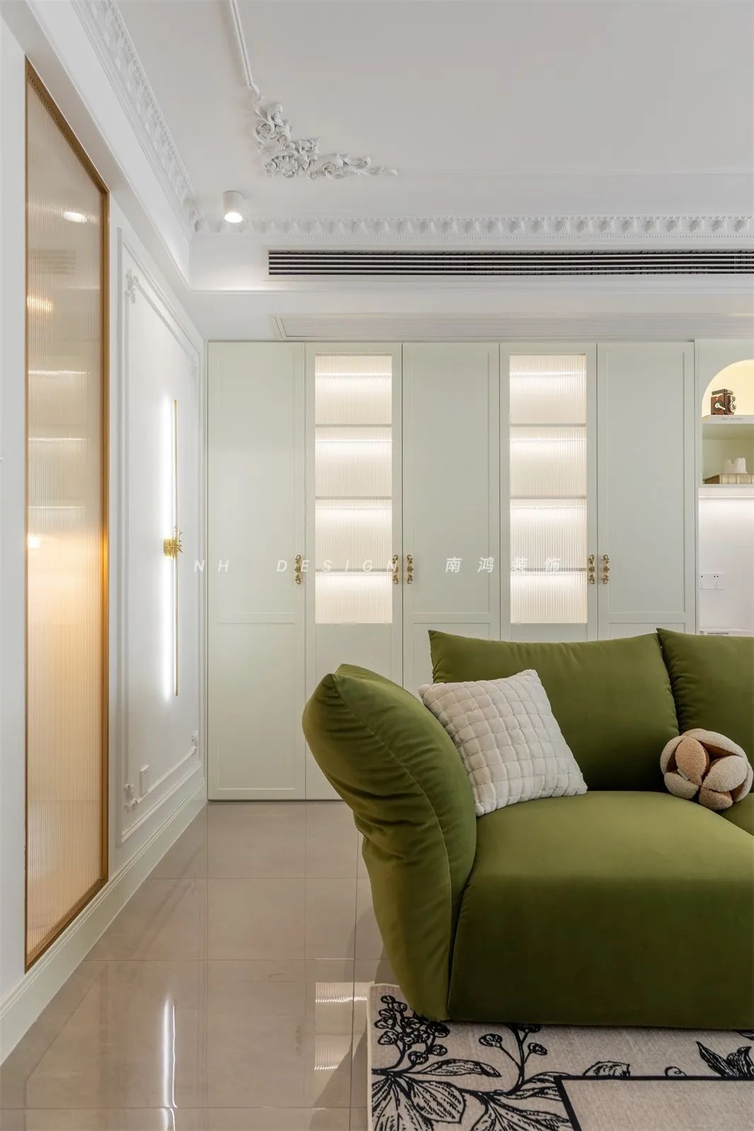 杭州府苑新村104㎡轻法式浪漫家居设计丨中国杭州丨浙江南鸿装饰-50