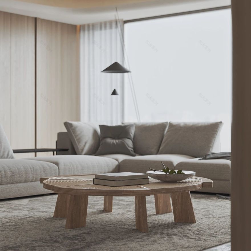 现代暖色调温馨感十足的家装-2