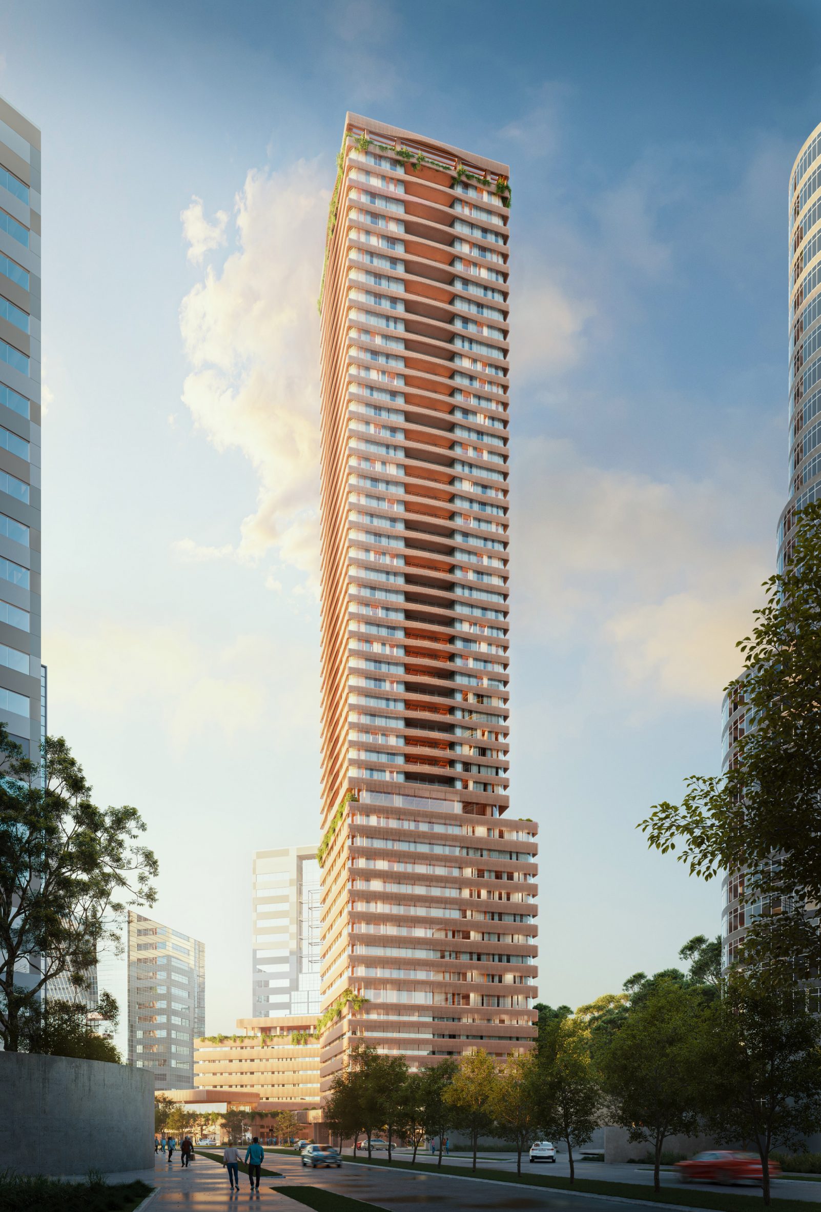 SOM breaks ground on skyscraper with "handmade surfaces" in Guadalajara-7