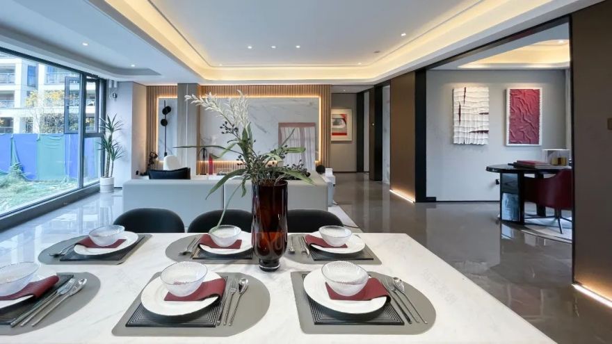 现代轻奢风家居设计丨中国成都丨丰立装饰-38