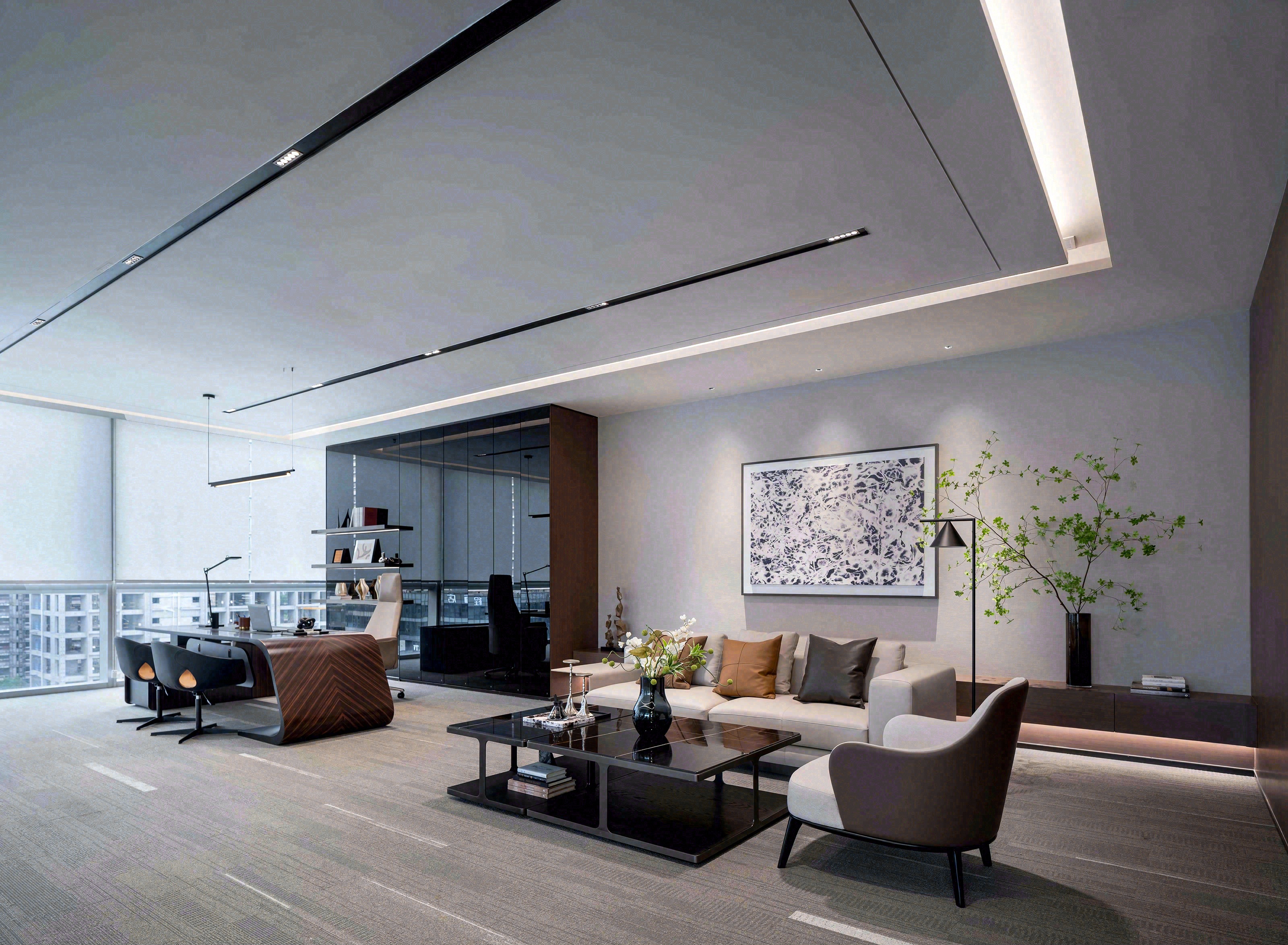 阿里巴巴华中总部办公样板区丨中国武汉丨羿天设计集团-40