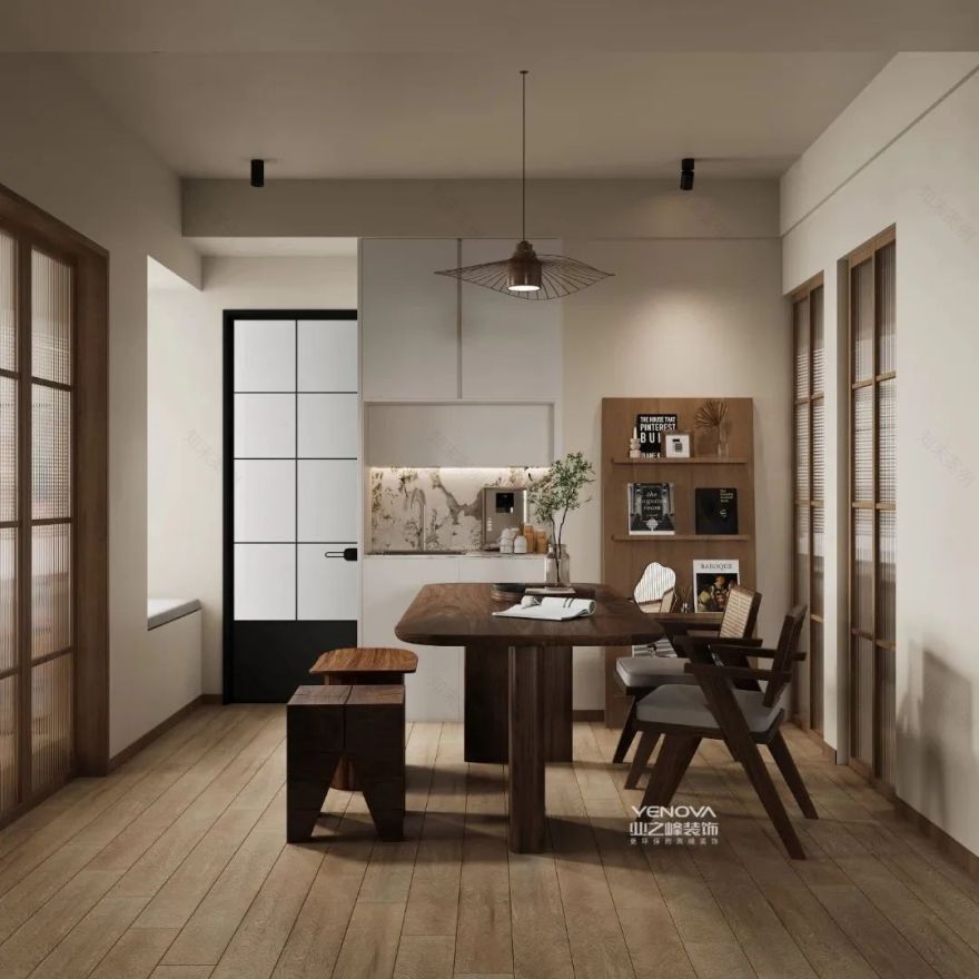 《繁花》引领南洋复古风,打造静谧雅致家居丨业之峰精英设计团队-42