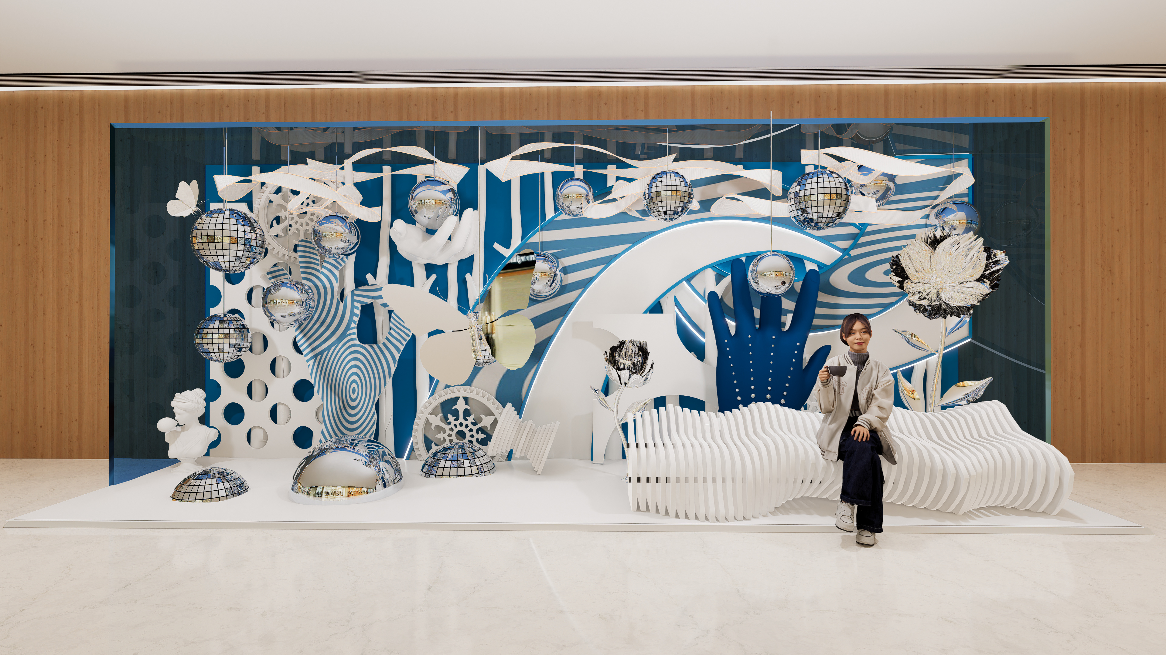 商场过道空间装饰-14