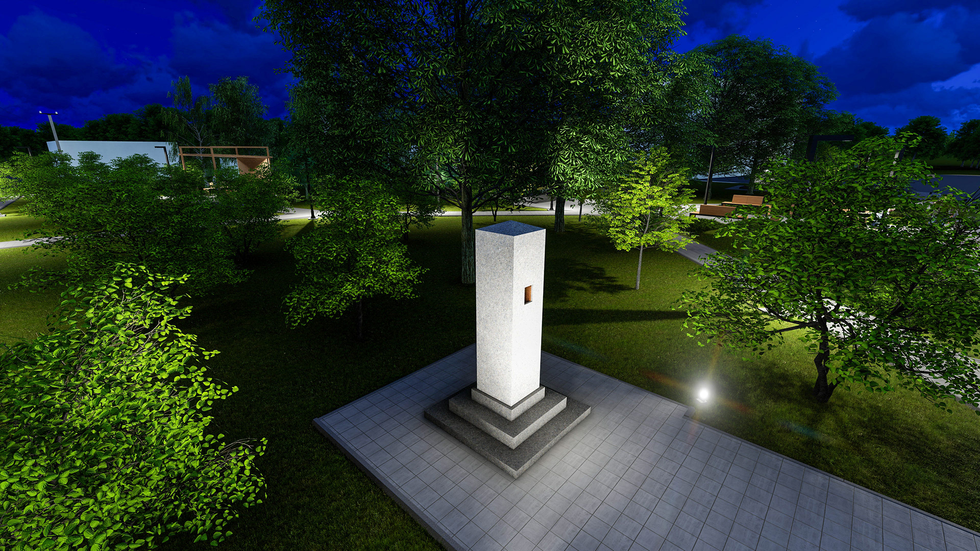 花园·广场(注:Сквер常见释义为广场、小公园、街心花园 ,结合语境Garden ,这里取广场较合适,但可能因具体场景不同而有所差异) 丨俄罗斯-7