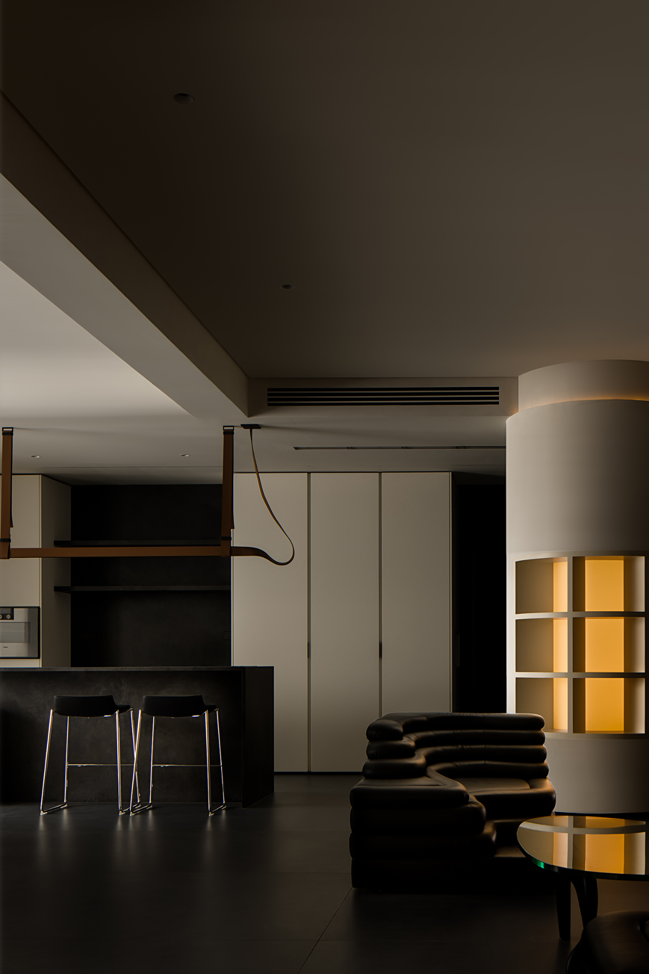 黑与光的对话丨中国广州丨姚国健室内工作室-34