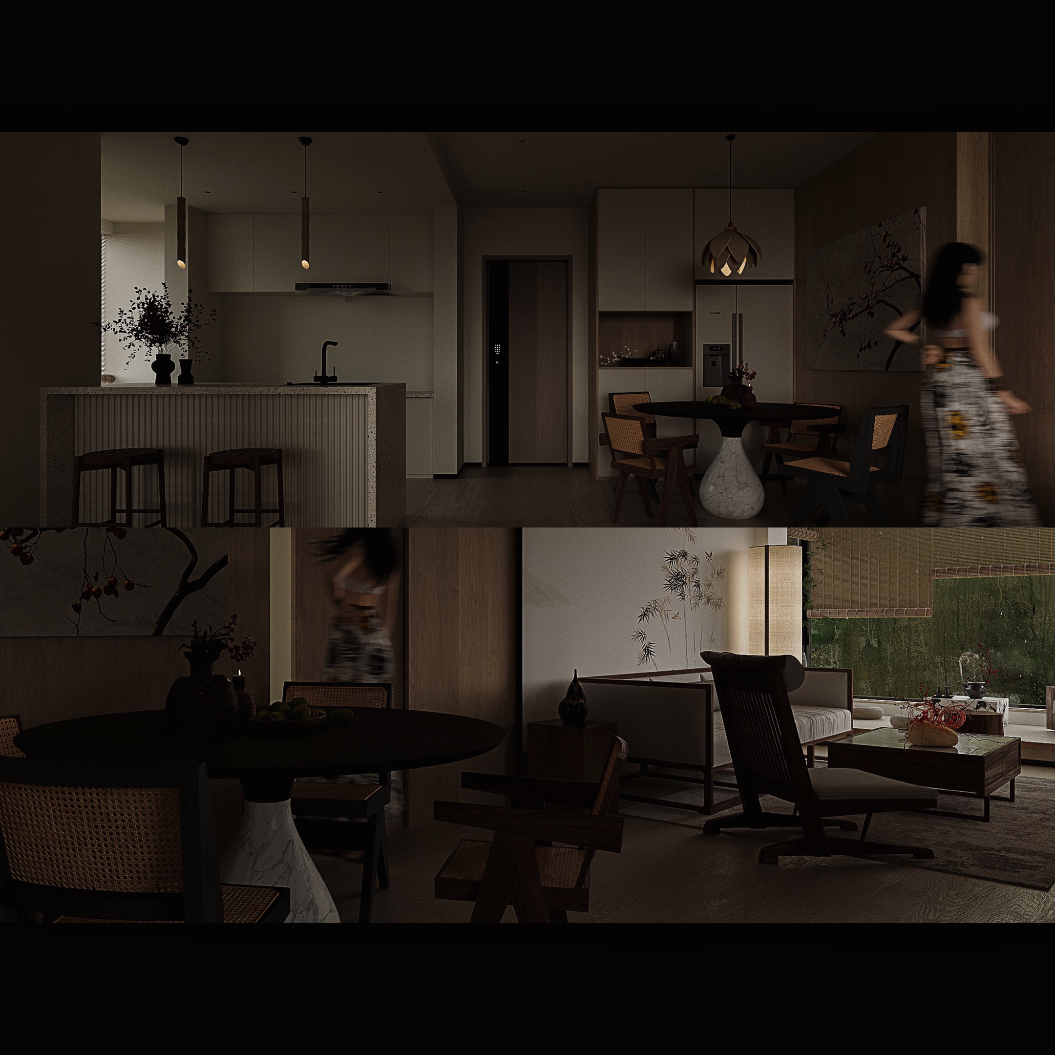 新中式渲染 | 写意东方 | 春山可望-4