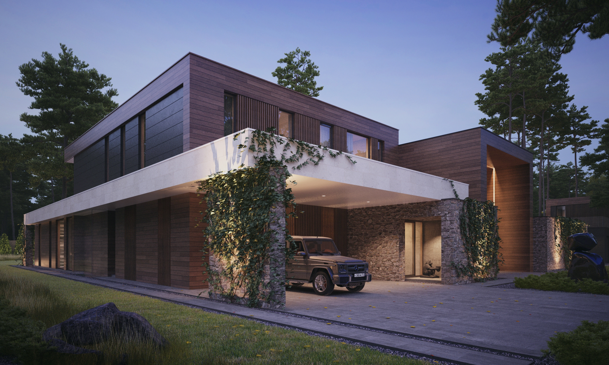 Country house in the village of Serebryany Bor Alexandra Fedorova-6