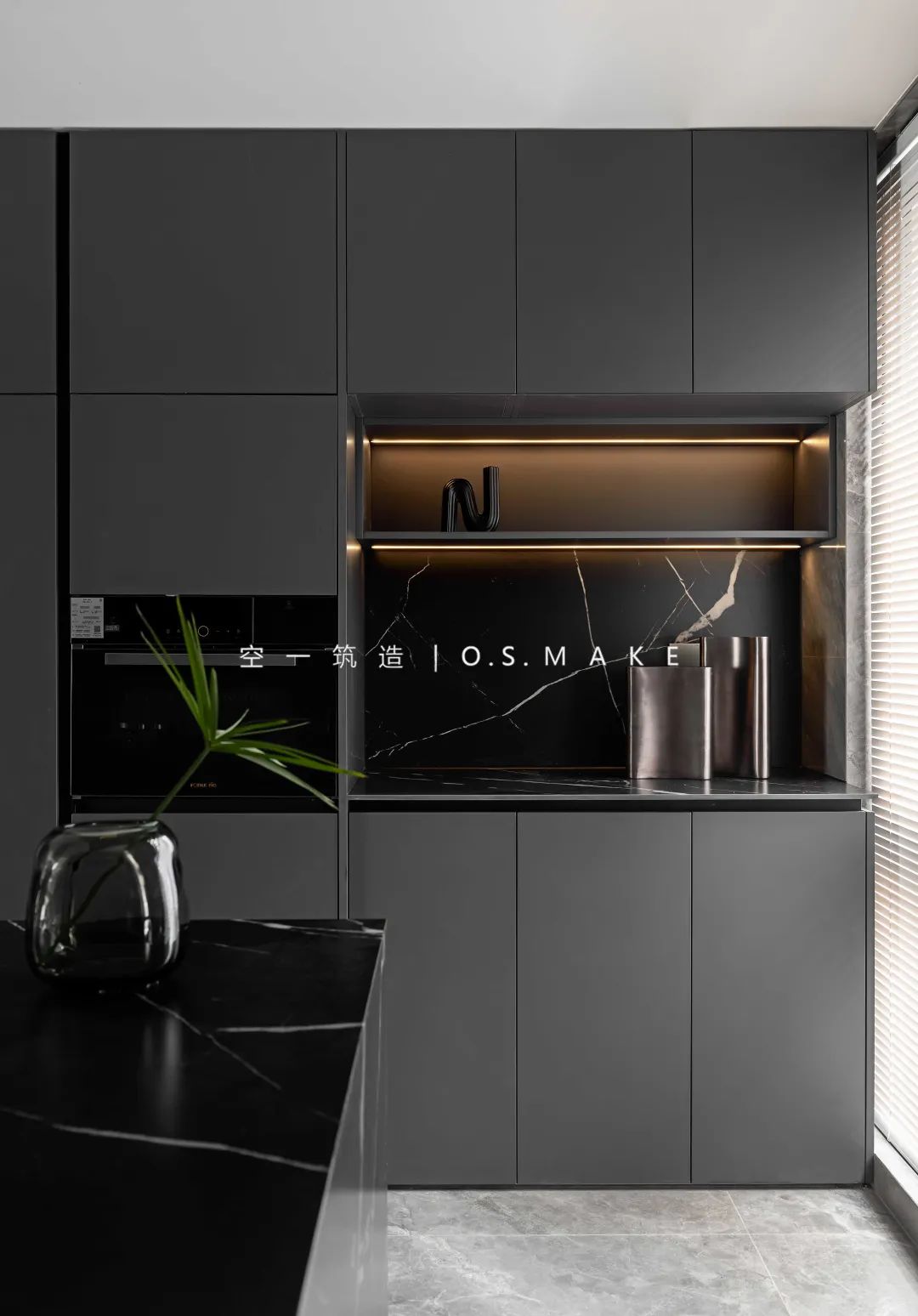 暗黑风独居空间 · 重庆融创壹号院的个性家居设计丨中国重庆丨空一筑造 | O.S.MAKE-43