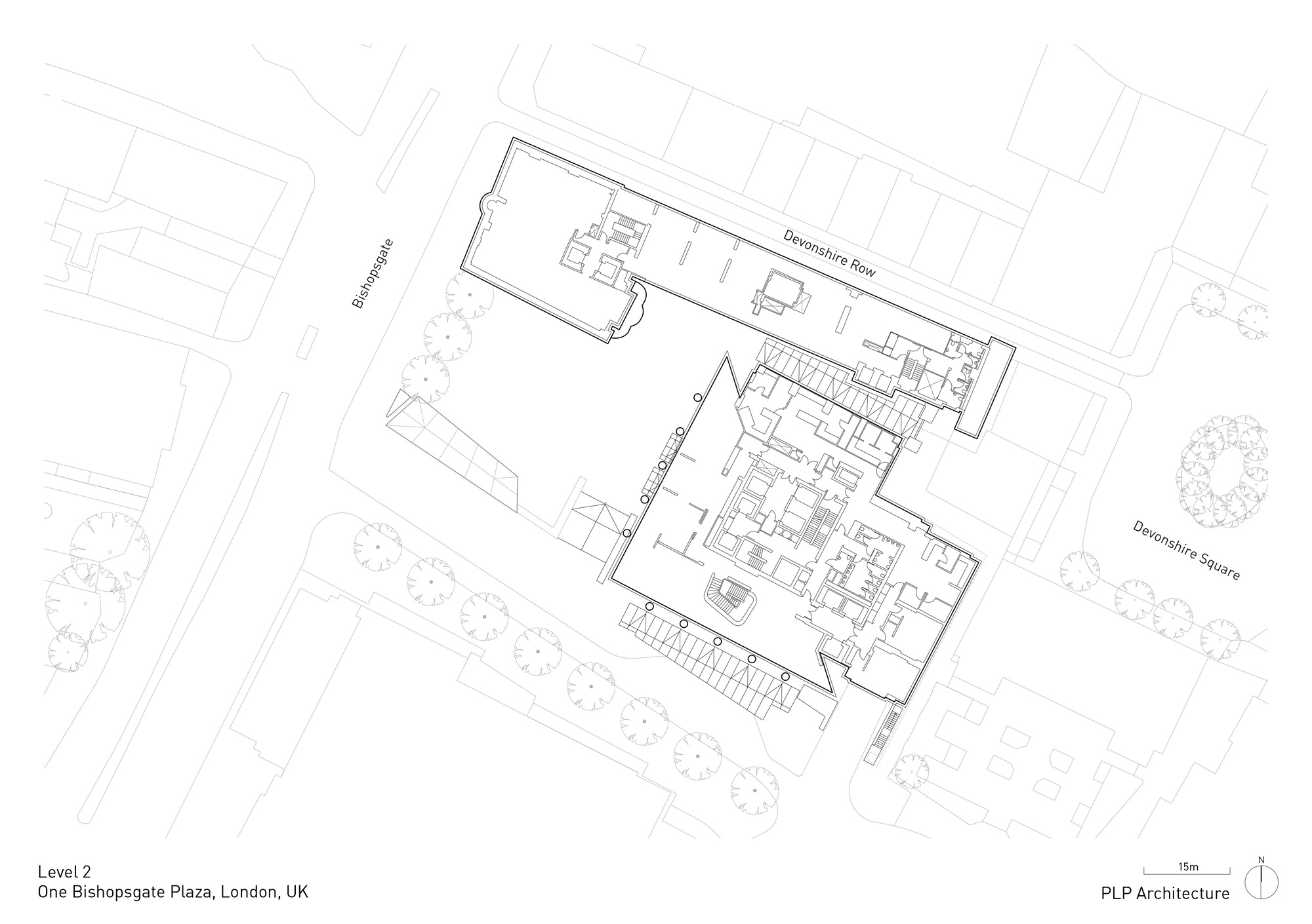 毕晓普门广场一号丨英国伦敦丨PLP Architecture-48