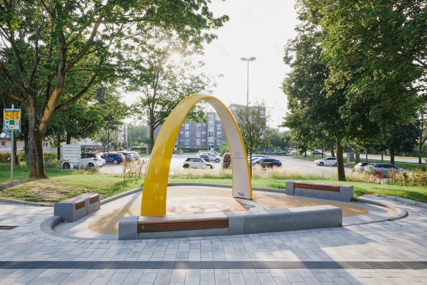 德国兰根 feld 市 Konrad-Adenauer-Platz 广场景观设计-7