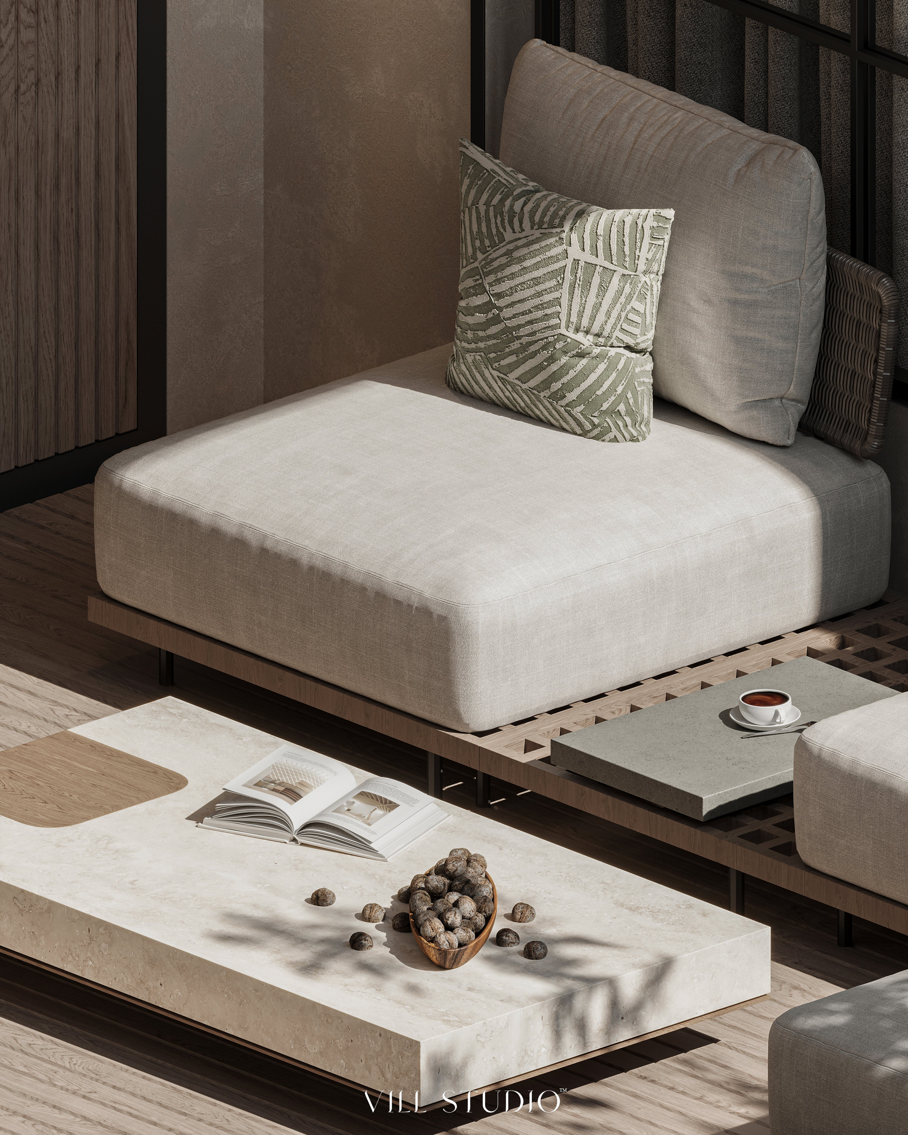 VILLA BACKYARD LANDSCAPE DESIGN | KSA-10