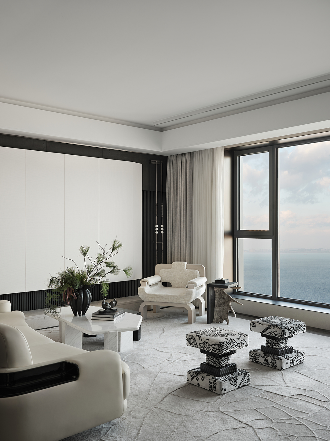 中海大连十里观澜复式丨中国大连丨深圳共向设计（室内）,深圳共向美学（软装）-14