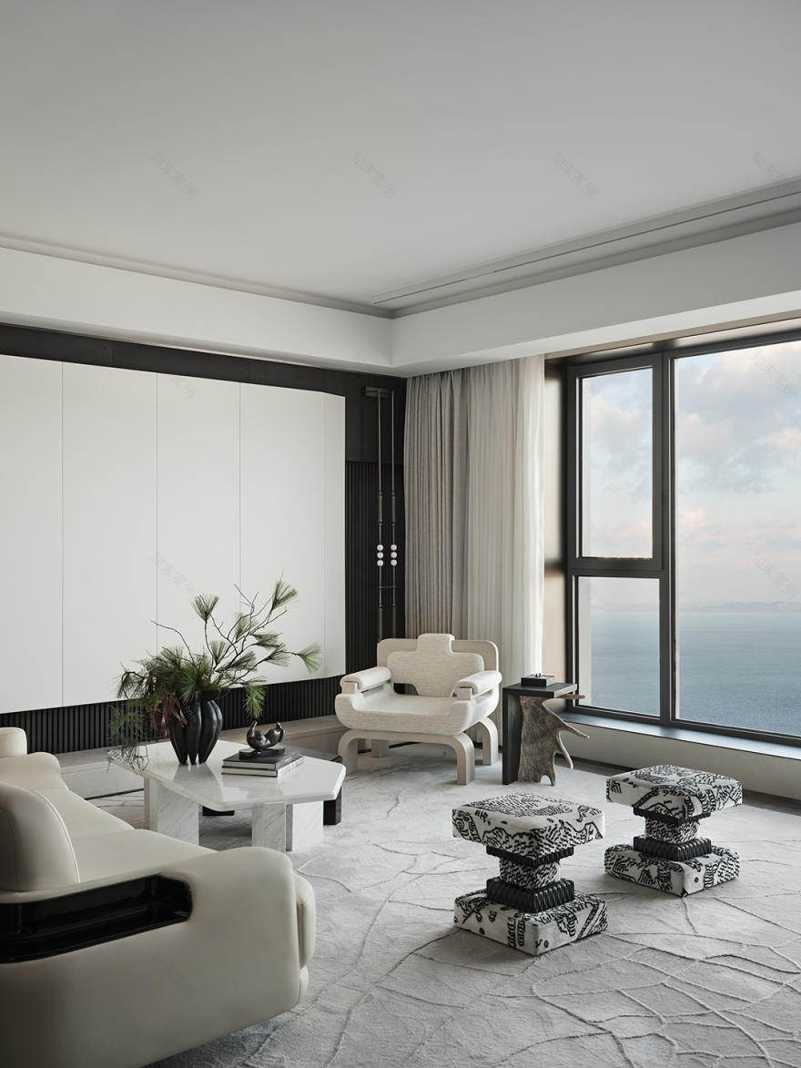 中海大连十里观澜复式丨中国大连丨深圳共向设计(室内),深圳共向美学(软装)-14