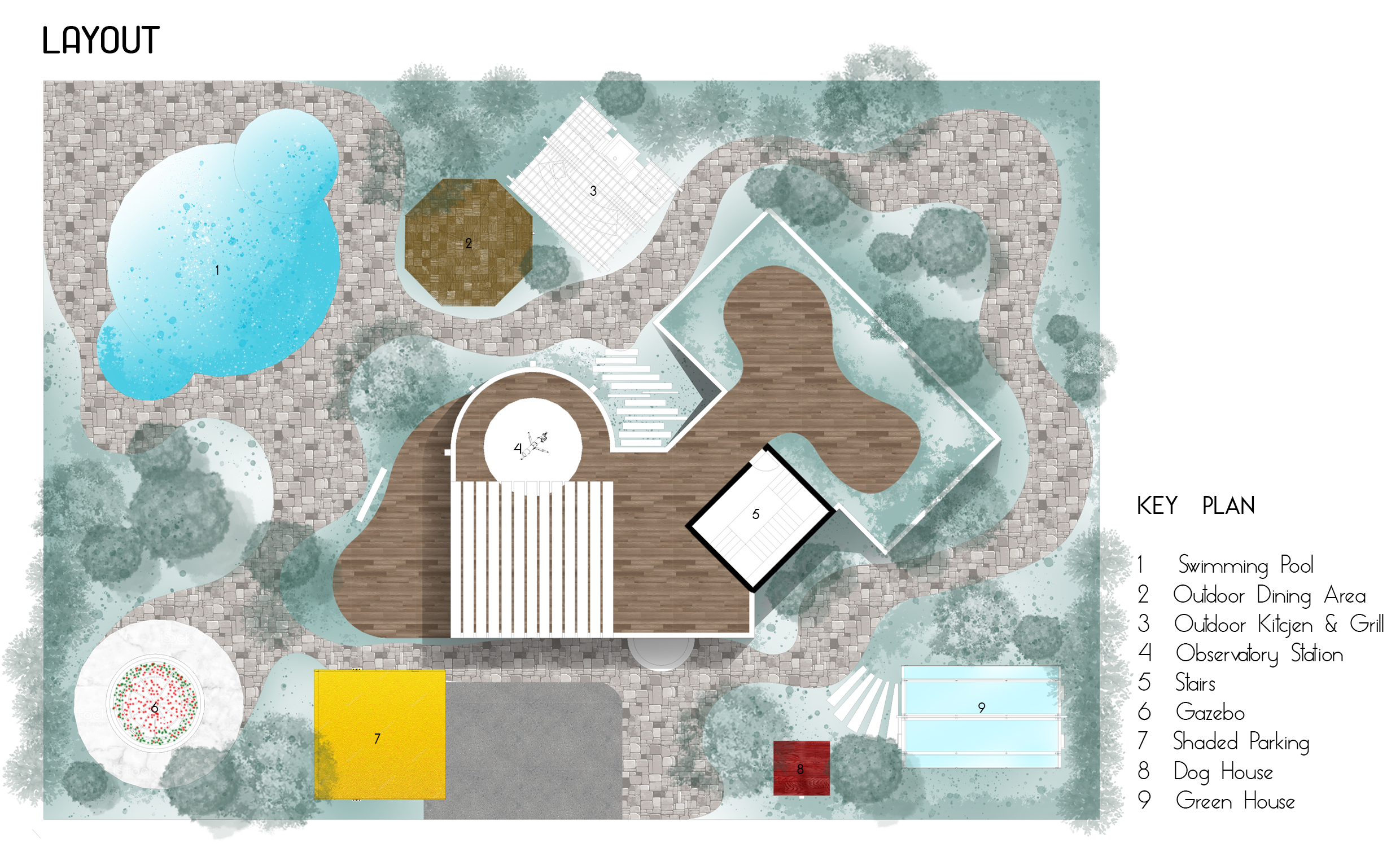 亲自然别墅室内设计丨Prof. Tariq Rashed-5