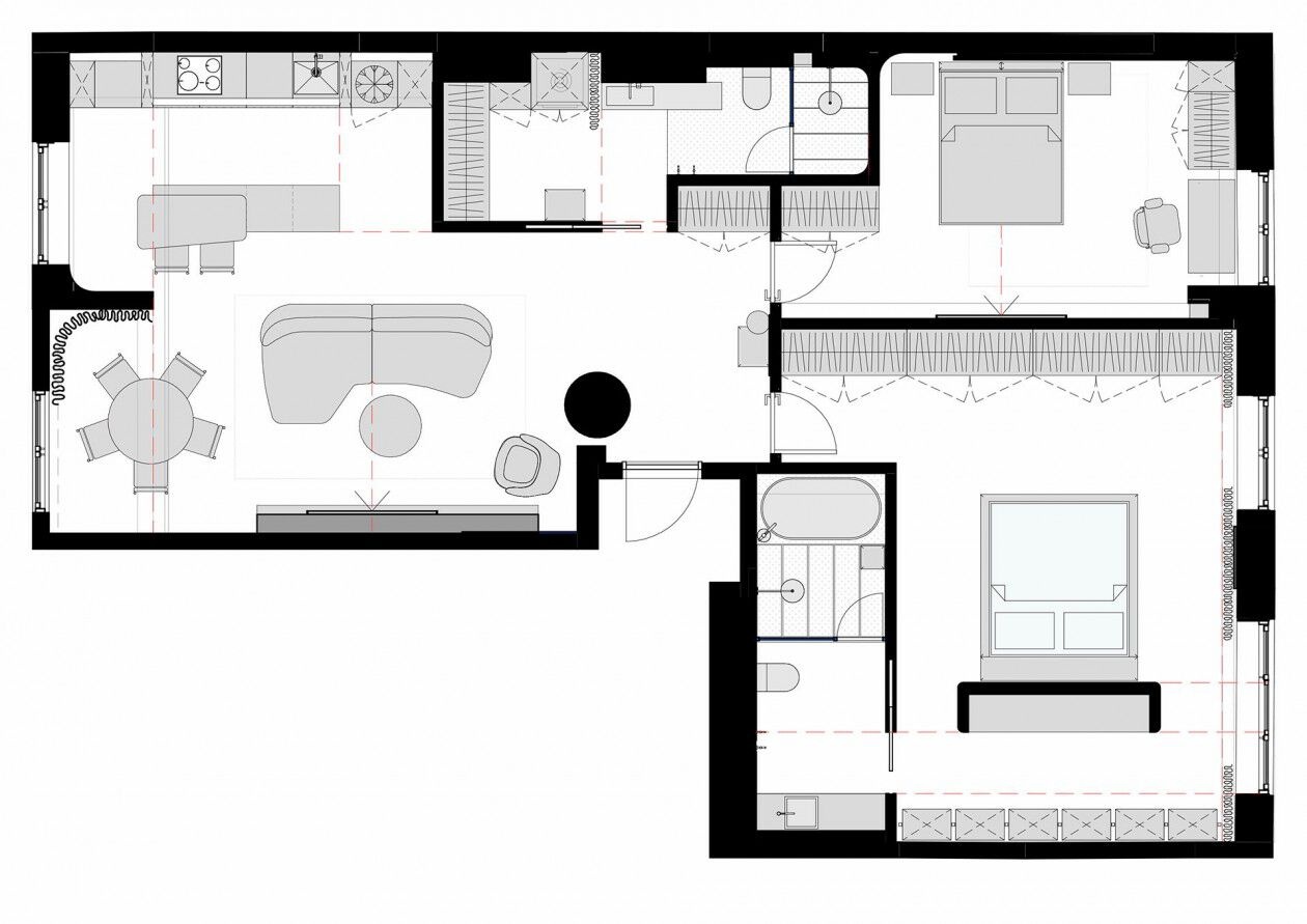 110㎡简约风住宅设计 超精致-0