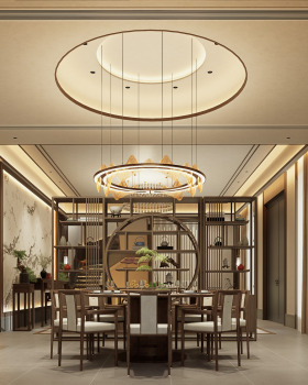 新中式家装效果表现