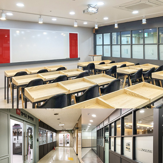 精致简约，100 坪韩国英语学院设计案例-1