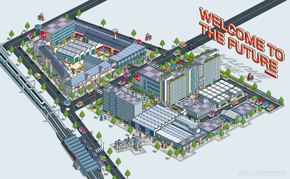 未来校园 · Staffordshire 大学校园地图-0