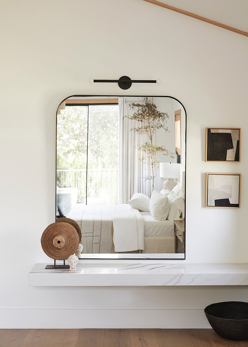 加利福尼亚装饰有木材的时尚舒适的家-13