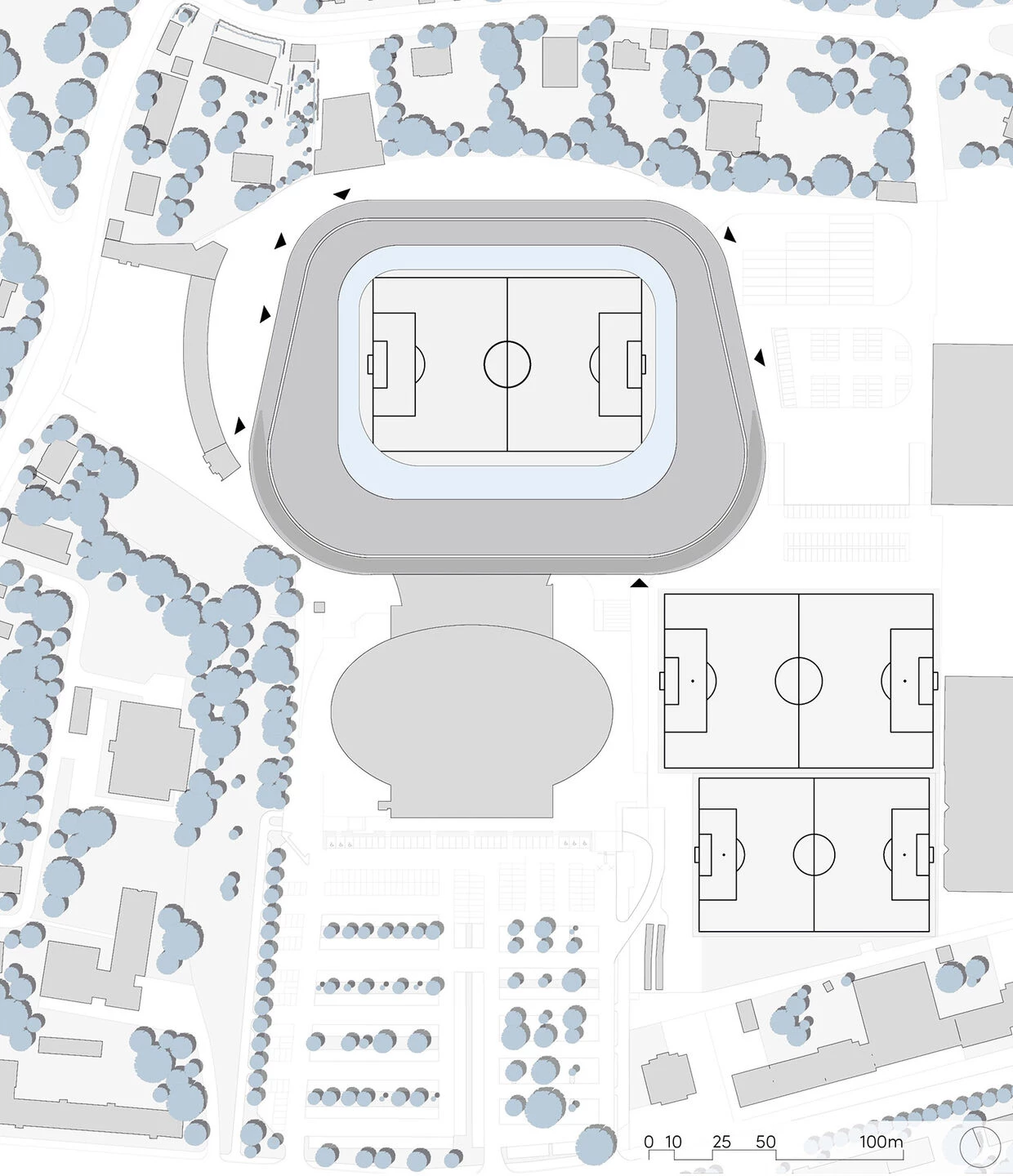 林茨赖夫艾森竞技场丨奥地利丨Markon Architecture ZT GmbH-20