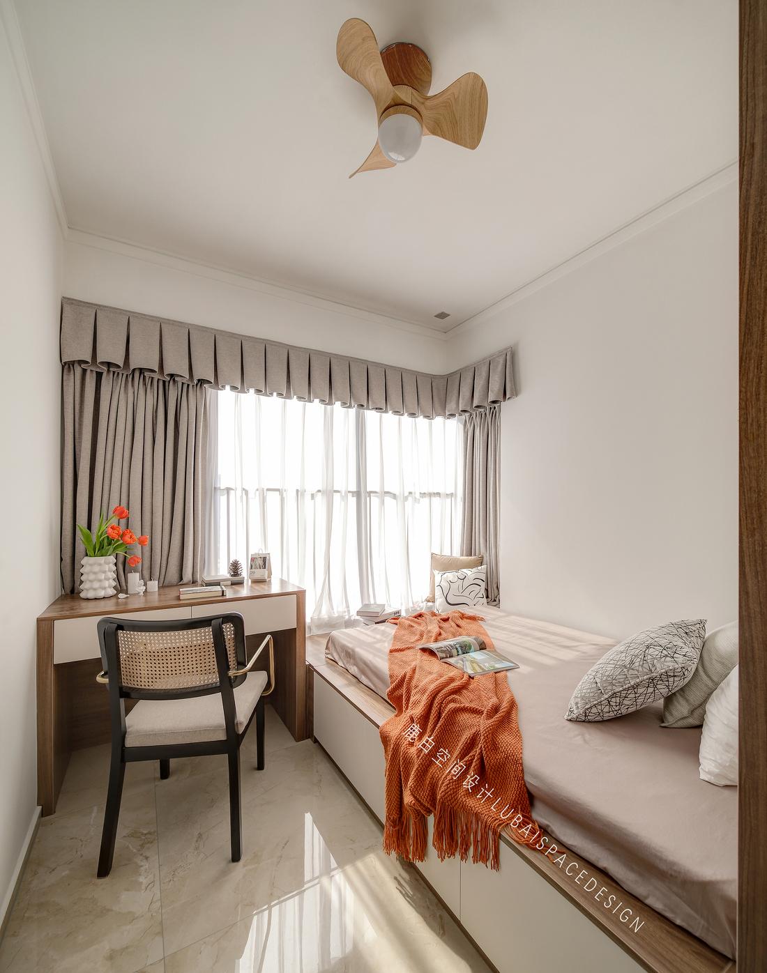 96㎡复古风精装房丨鹿白空间设计-25