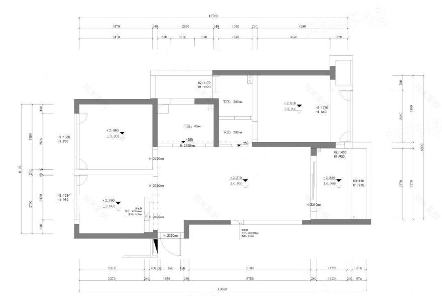 轻奢幻彩公寓,功能与美学的完美结合-0