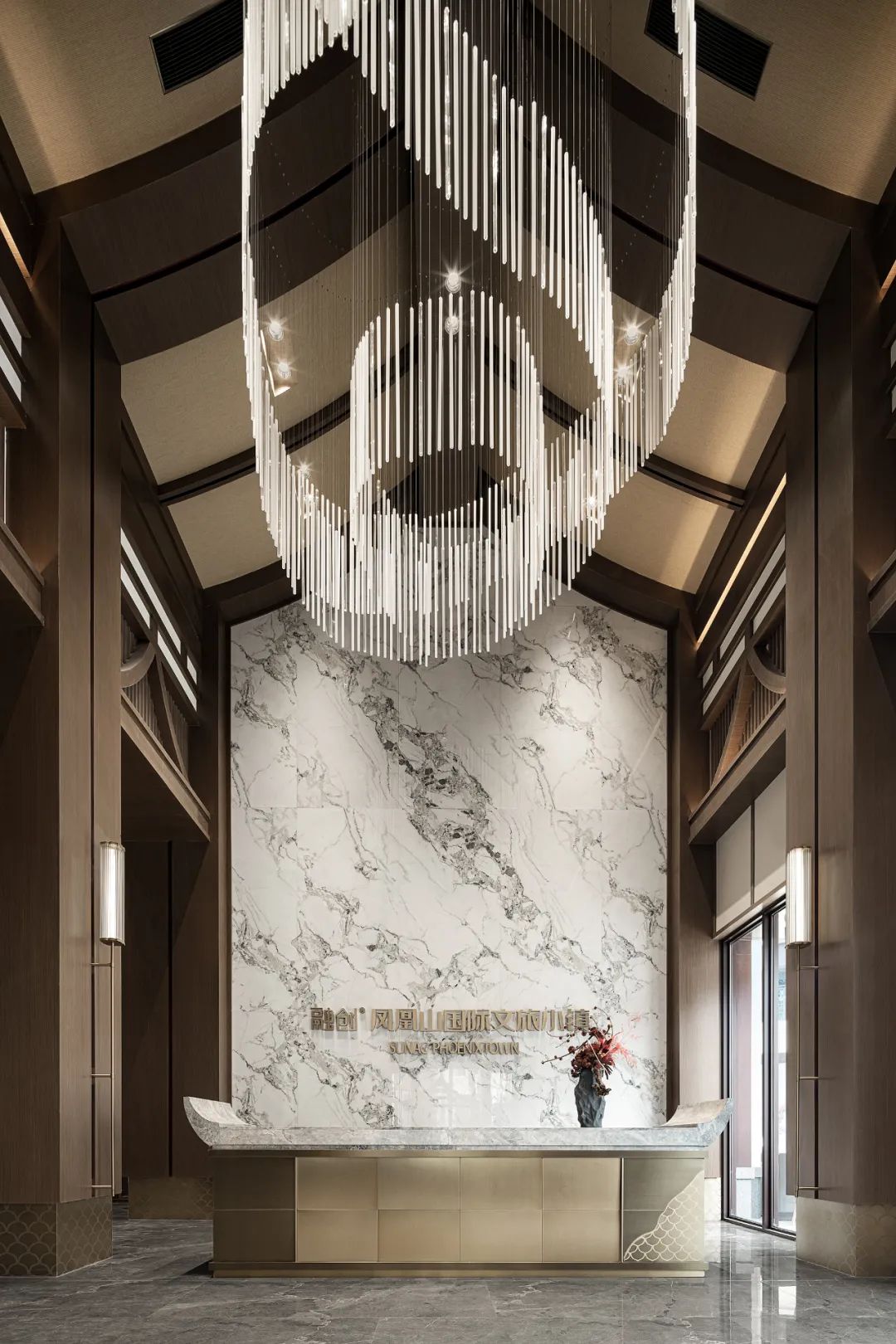 融创·凤凰山国际文旅小镇销售中心丨中国昭通丨元禾大千(软装),重庆默存室内装饰设计咨询有限公司(硬装)-13