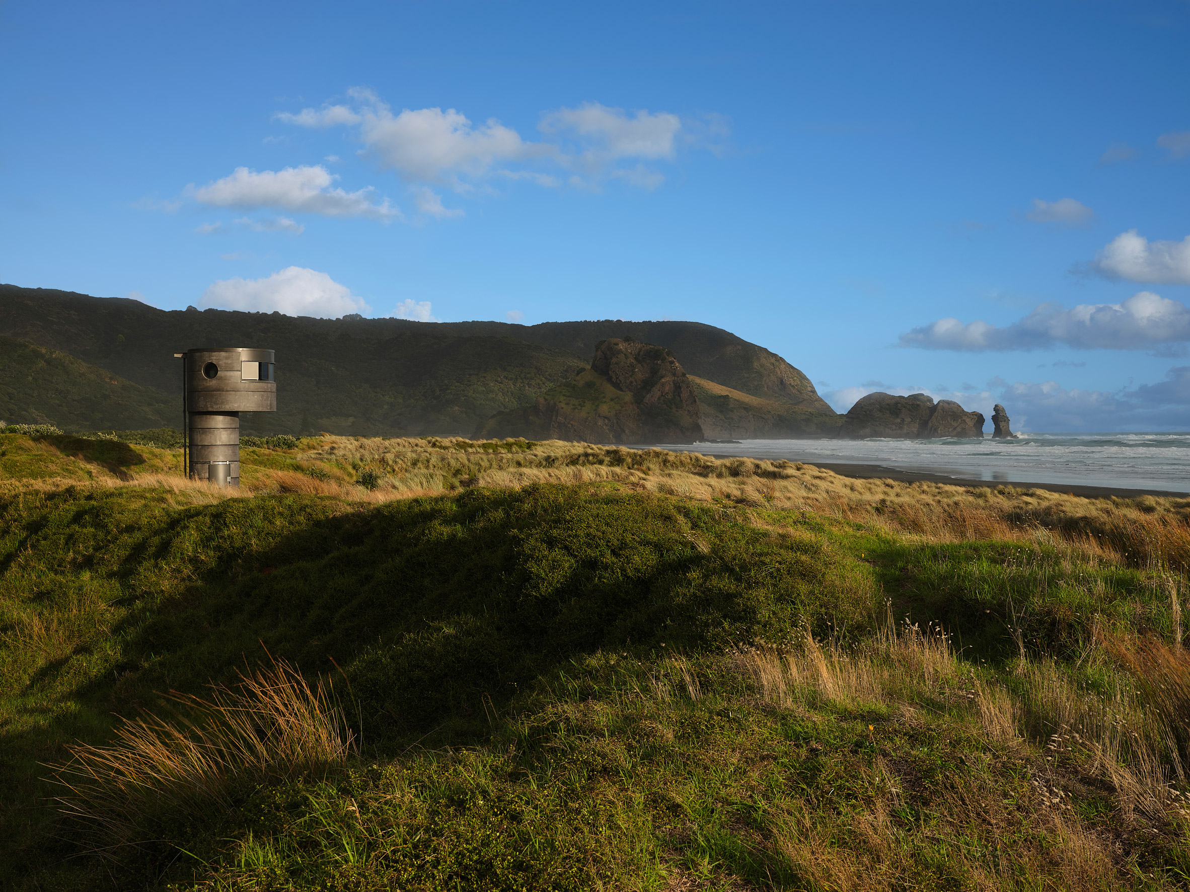 新西兰海岸神秘守护塔——Crosson Architects 的生态设计-3