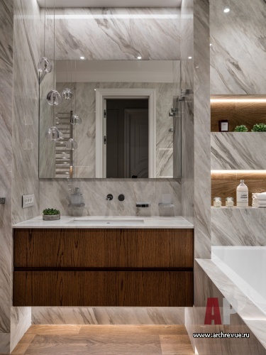 ЖК «Резиденции Сколково» 三室公寓室内设计丨Rubleva Design（设计师 Мария Рублева）-35