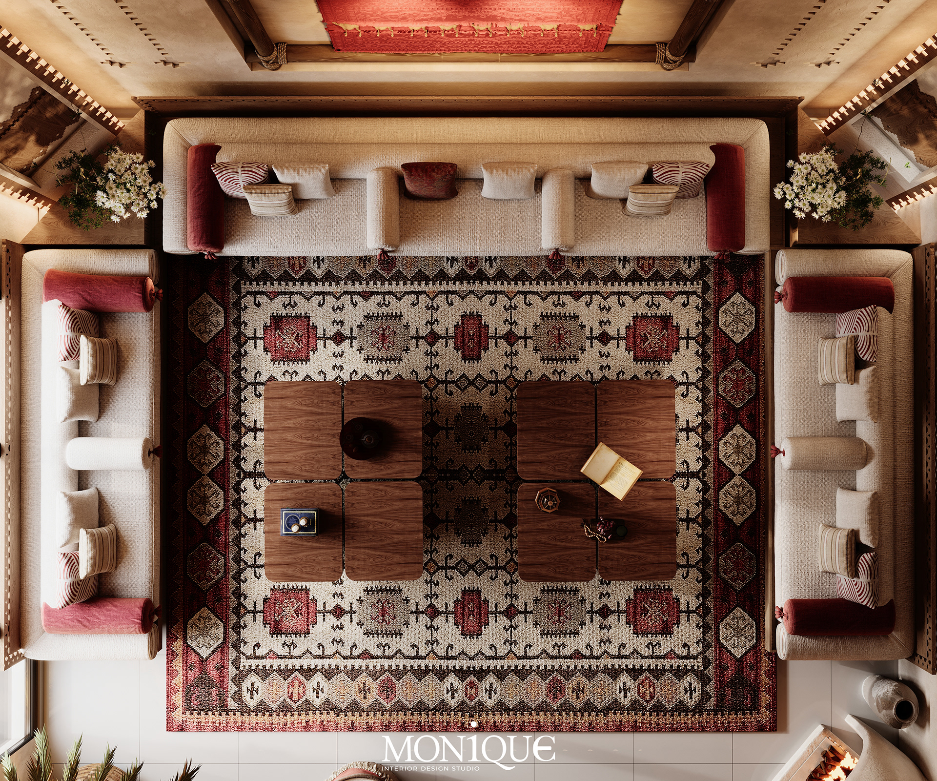 纳吉德议会大厦（注：Dar有房屋、大厦等意思 ，Najd是沙特阿拉伯内志地区，Majlis有议会、会议室等意思，结合常见表达习惯给出此翻译，但具体含义可能需结合更多背景信息） 丨沙特阿拉伯丨MONIQUE DESIGN STUDIO-19