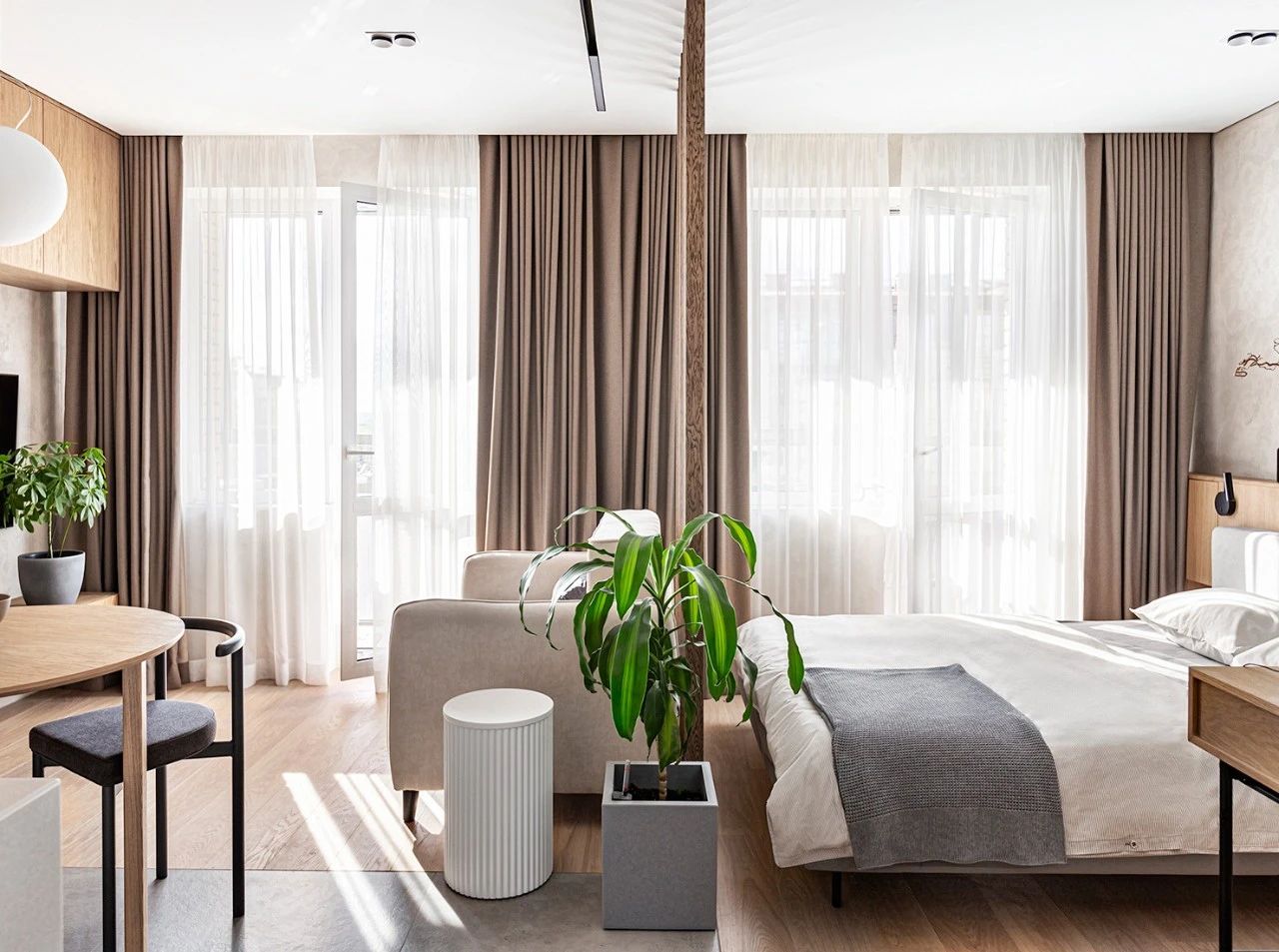 36㎡小宅空间设计丨Ivan 和 Sofia Mylnikov,Zburo-0