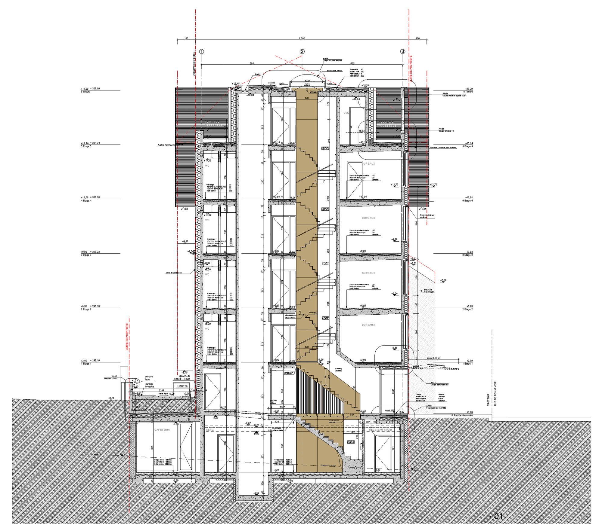 火焰之木 | 卢森堡城市 Bonnevoie 区办公建筑-7