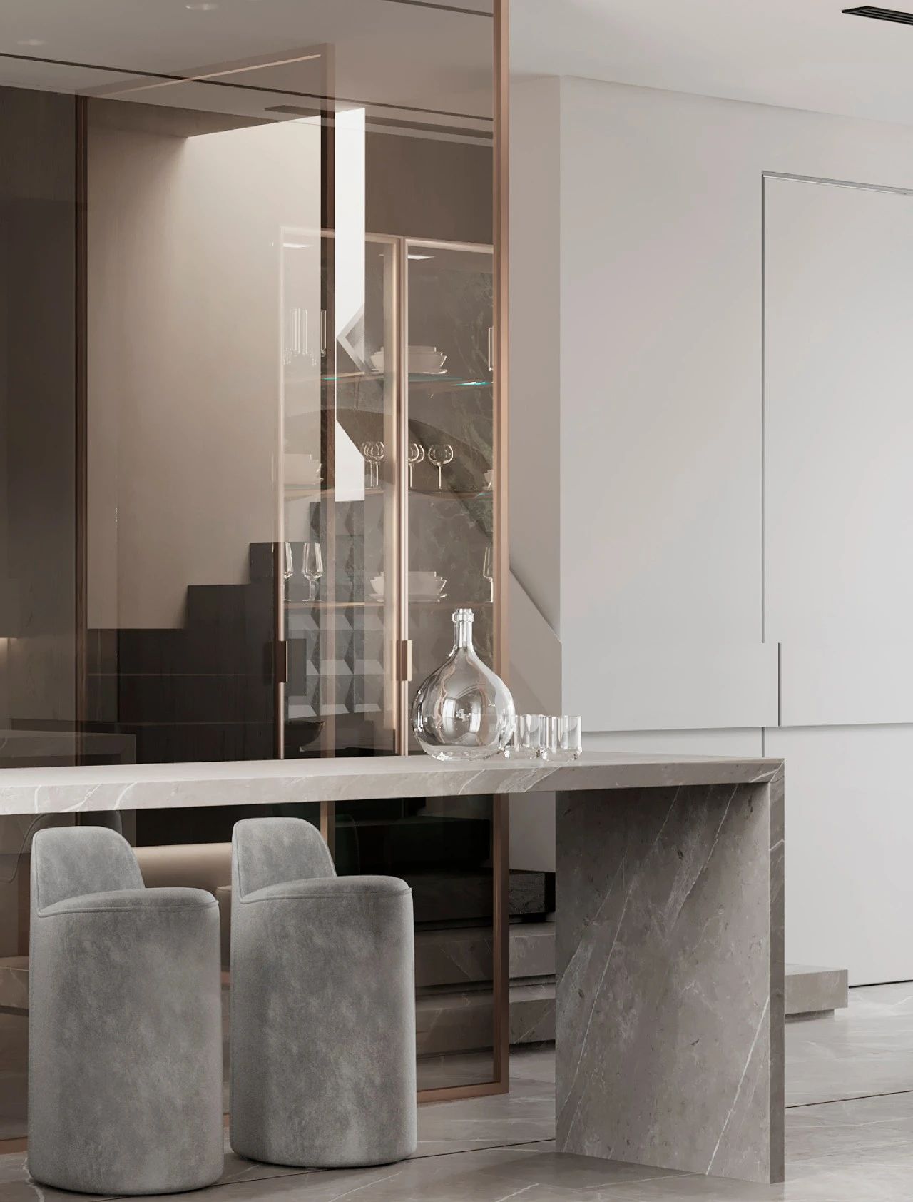 俄罗斯简约优雅公寓设计丨VERITY DESIGN-81