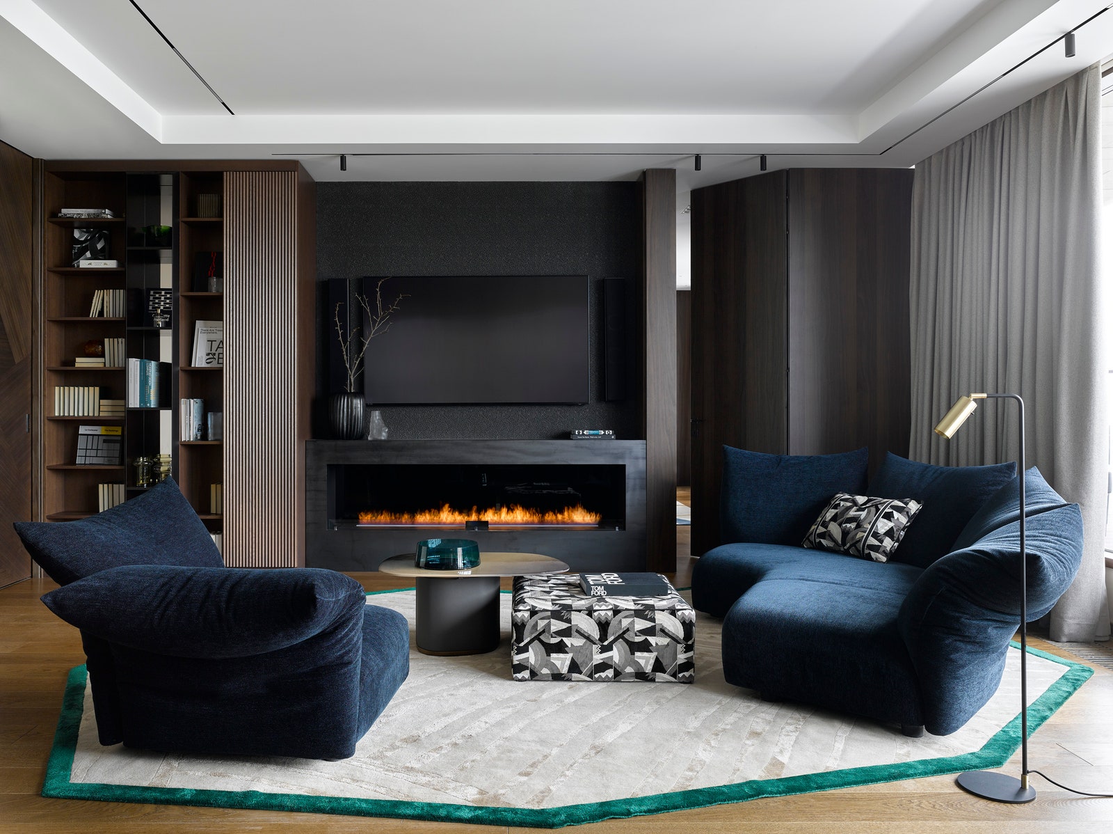 隐藏式储物系统 | 打造整洁又美观的客厅-25