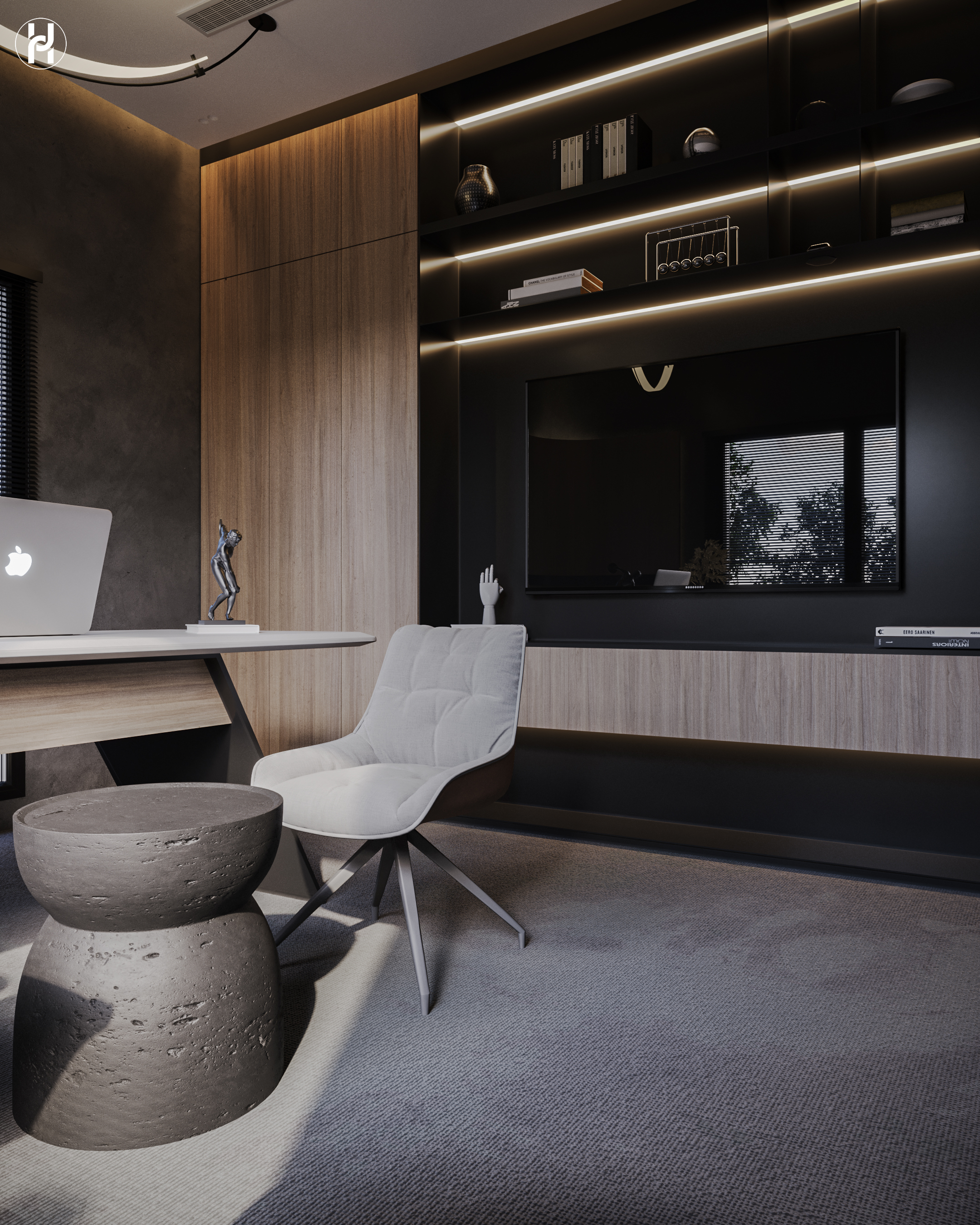 黑暗的办公室丨Marwa Salah-6