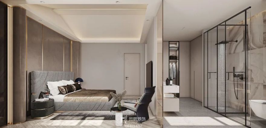 全案整装|550 ㎡舒适私宅:和光同尘、与时舒卷-53