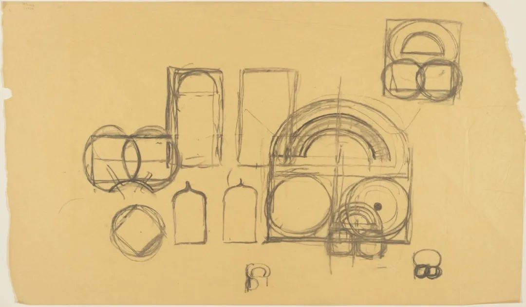 路易斯·康的建筑绘画-86