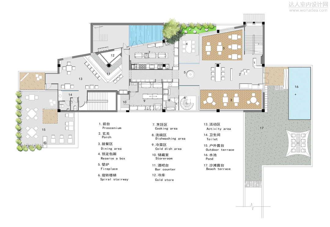 重逢之岛 R 法餐厅丨中国台州丨卡莫设计机构-36