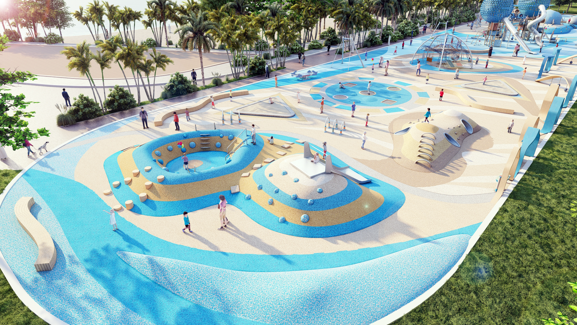 Liner Park Kuwait Architecture playground-8