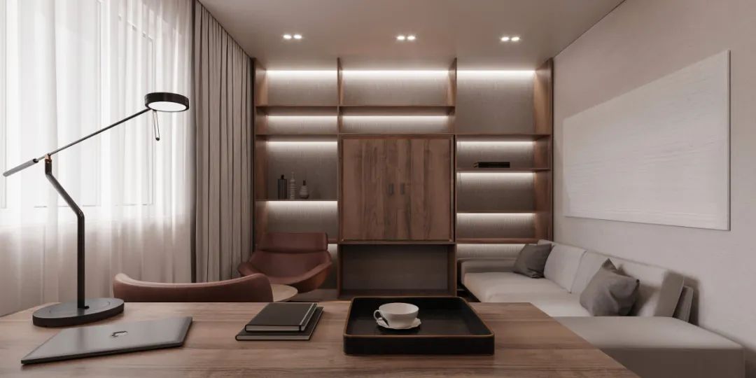 乌克兰现代家居设计展 | 原木、灰色与黑色的和谐空间-39