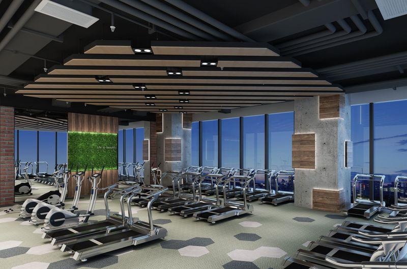 重庆力美健汽博店健身会所-6