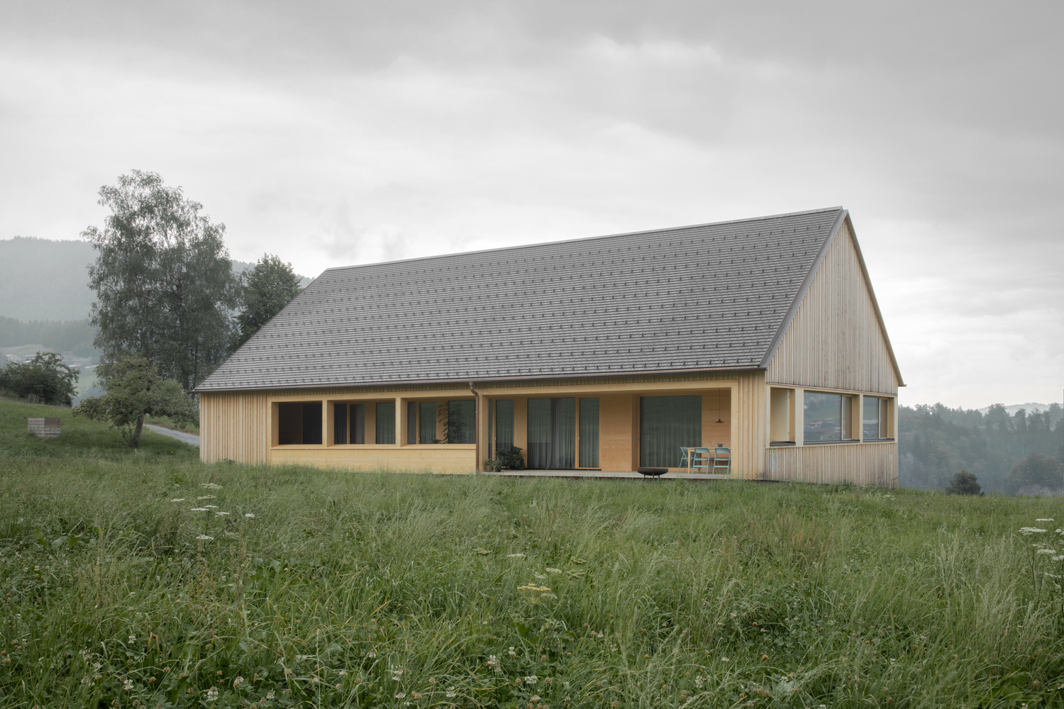 融入自然的奥地利木质家园·Buchen House丨Bernardo Bader Architekten-11