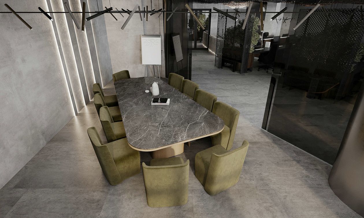 乌克兰基辅 115㎡办公空间设计-3