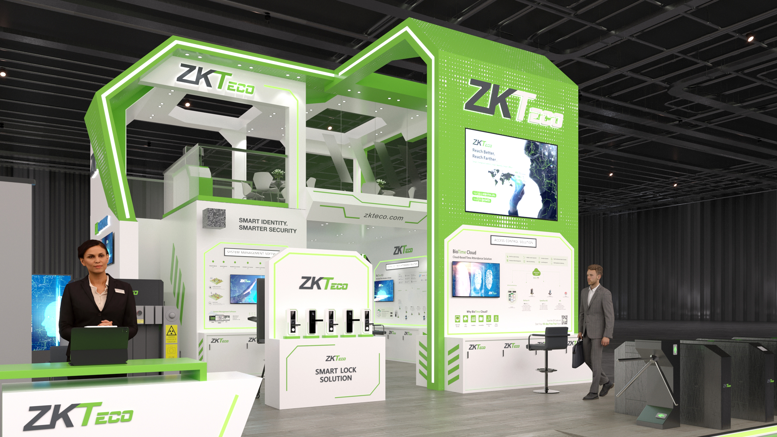 中控科技集团2026年迪拜国际安防展

注：ZKTECO一般指中控科技集团，INTERSEC DUBAI是迪拜国际安防展，结合语境推测此处为该集团参与2026年此展会 -9