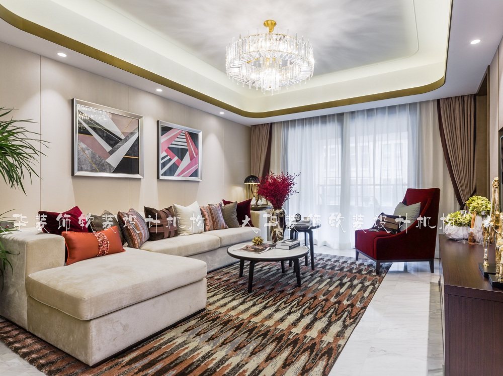 大华观止洋房港式样板间 | 浪漫优雅的都会奢华-1