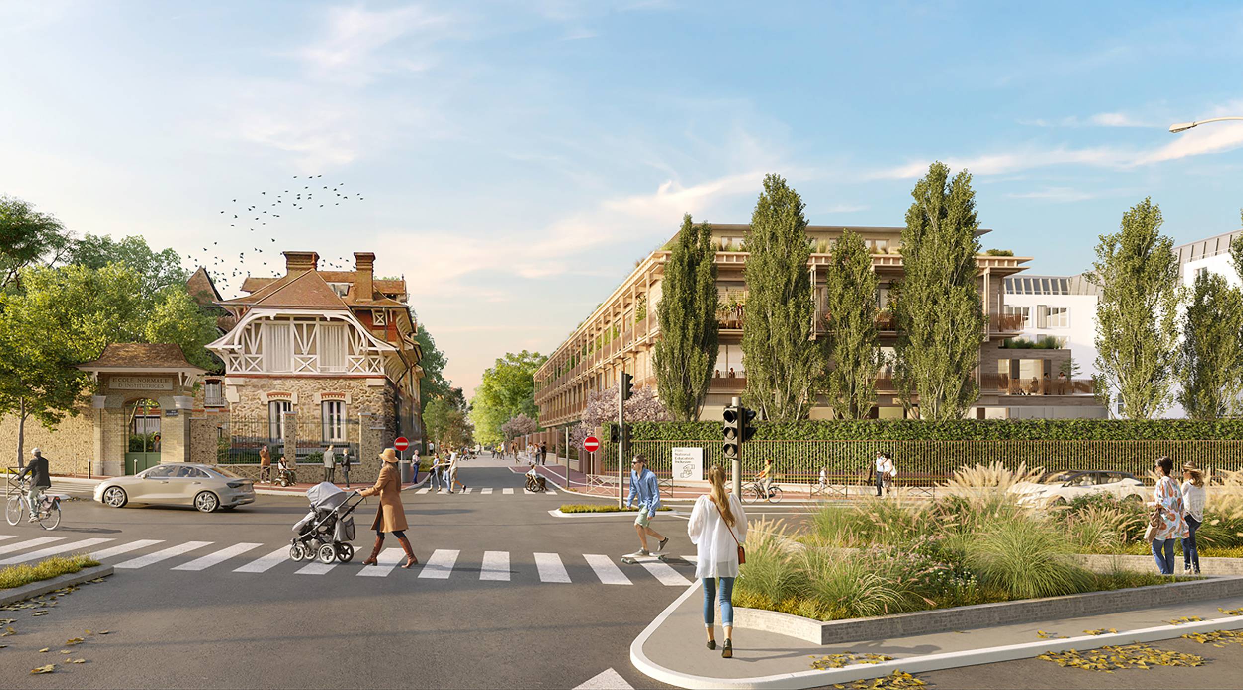 PNEI – Démarrage de chantier pour ce projet biosourcé intégré dans le paysage — Ateliers 2/3/4/-17