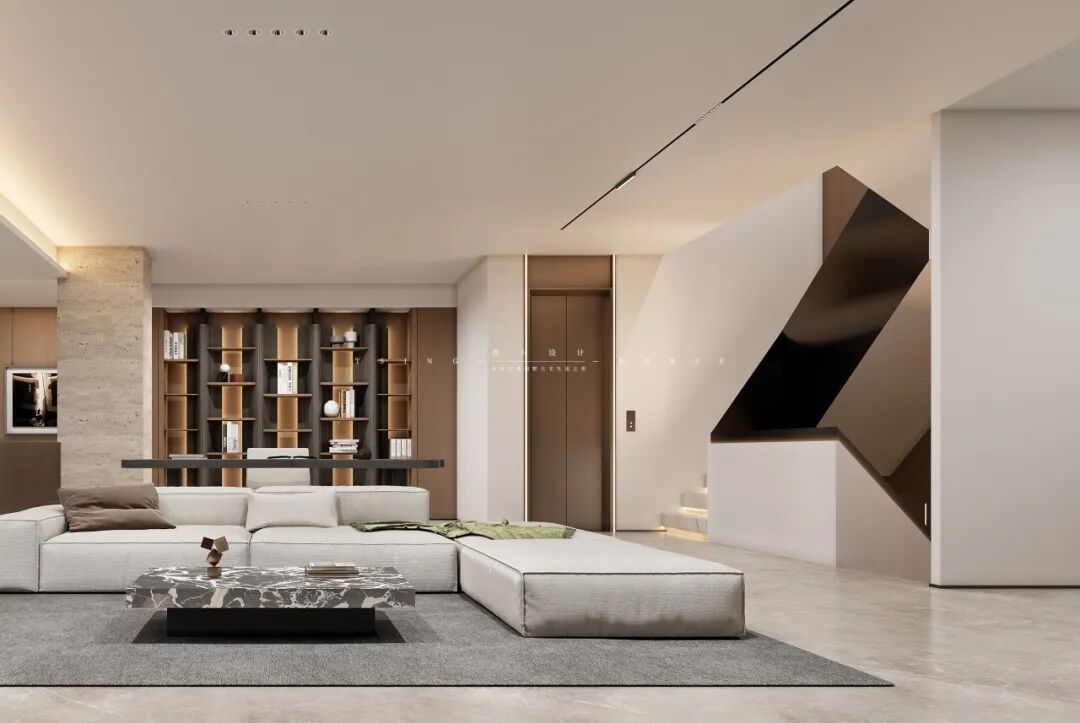 碧桂园·央墅600㎡下叠丨李昂设计团队-46