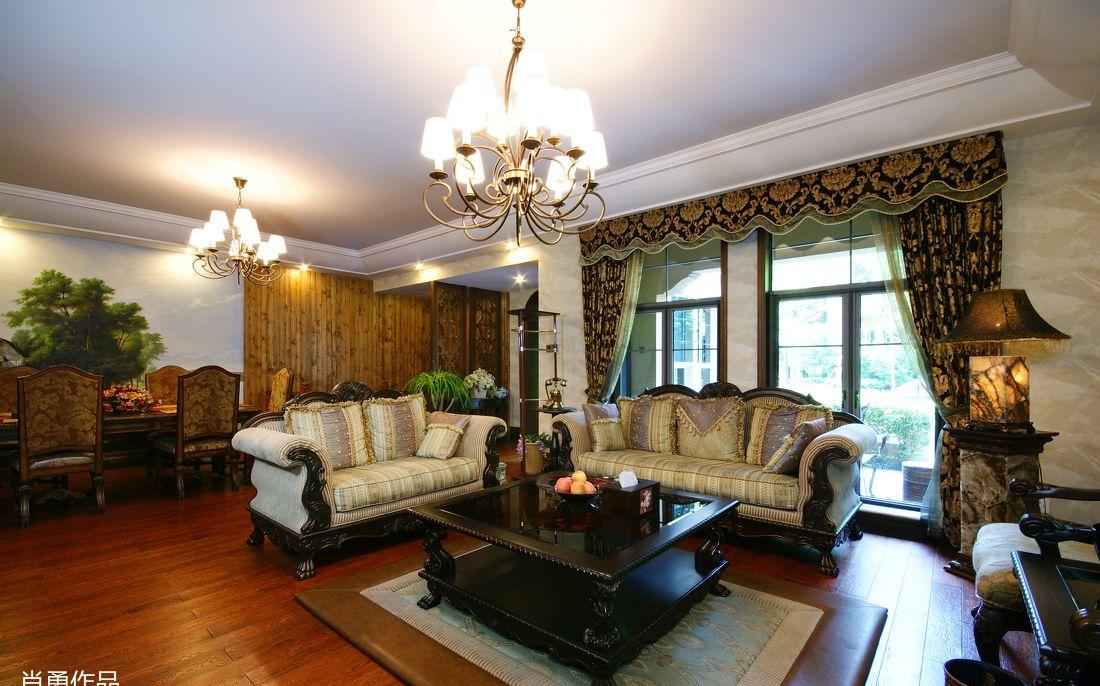 共合直向室内建筑丨别墅丨刮起美式风-12