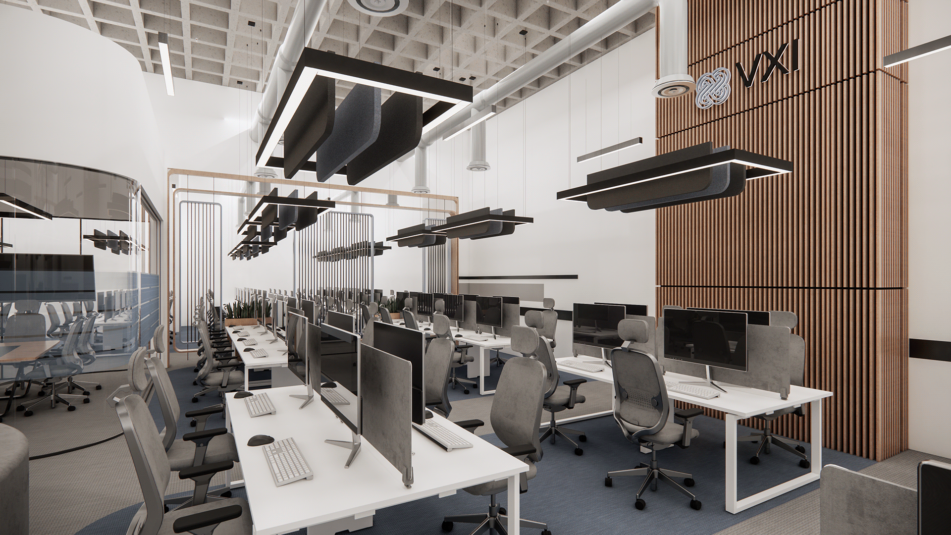 联合办公，Modern-Industrial Office Design-40