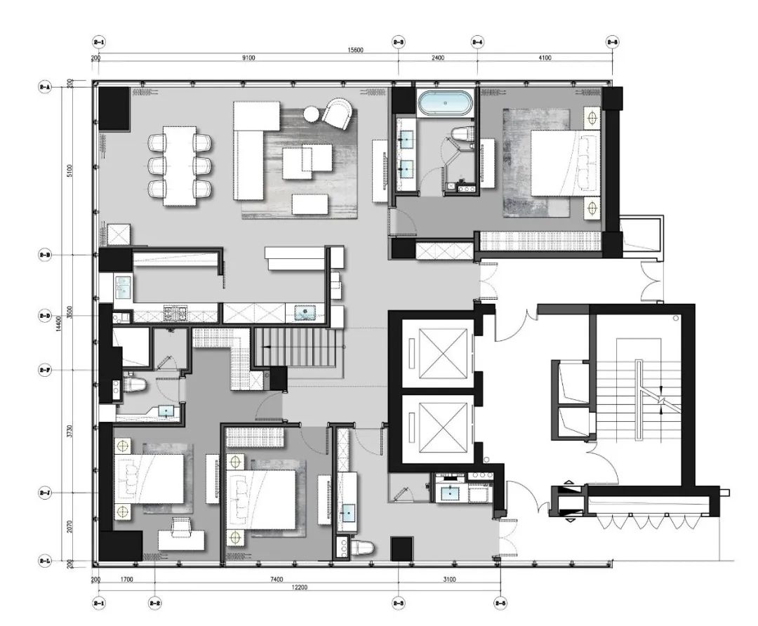 杭州滨江海威天地 Loft 样板间 | 现代主义美学典范-39